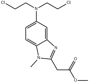 5-(bis(2-chloroethyl)amino)-1-methylbenzimidazolyl-2-acetic acid methyl ester