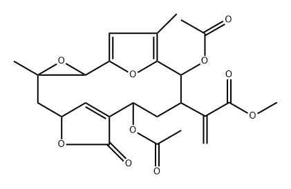 2-[(2R,4R,6R,10S,12R,13R)-10,13-Bis(acetyloxy)-4,15-dimethyl-8-oxo-3,7,17-trioxatetracyclo[12.2.1.16,9.02,4]octadeca-9(18),14,16(1)-trien-12-yl]acrylic acid methyl ester