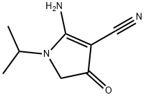 1H-Pyrrole-3-carbonitrile,2-amino-4,5-dihydro-1-(1-methylethyl)-4-oxo-(9CI)
