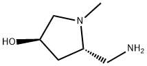 3-Pyrrolidinol,5-(aminomethyl)-1-methyl-,(3R-trans)-(9CI)