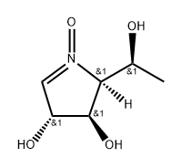 2H-Pyrrole-3,4-diol, 3,4-dihydro-2-(1-hydroxyethyl)-, 1-oxide, [2S-