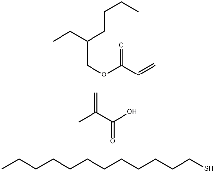 2-Methyl-2propenoic acid polymer with dode- canethiol and 2-ethylhexyl propenoate