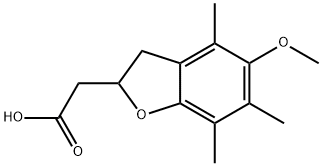2,3-dihydro-5-methoxy-4,6,7-trimethyl-2-benzofuranyl acetic acid