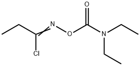 (1-chloropropylideneamino) N,N-diethylcarbamate