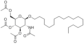 十八烷基2-乙酰氨基-3,4,6-四-氧-乙酰基-Β-D-吡喃葡萄糖苷