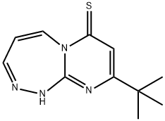 Pyrimido[2,1-c][1,2,4]triazepine-7(1H)-thione,  9-(1,1-dimethylethyl)-