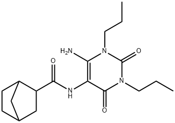 Bicyclo[2.2.1]heptane-2-carboxamide,  N-(6-amino-1,2,3,4-tetrahydro-2,4-dioxo-1,3-dipropyl-5-pyrimidinyl)-