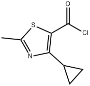5-Thiazolecarbonyl chloride, 4-cyclopropyl-2-methyl- (9CI)