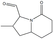 3-Indolizinecarboxaldehyde,octahydro-2-methyl-5-oxo-(9CI)