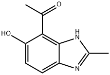 Ethanone, 1-(5-hydroxy-2-methyl-1H-benzimidazol-4-yl)- (9CI)