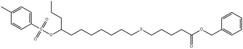 14-(R,S)-TOSYLOXY-6-THIAHEPTADECANOIC ACID BENZYL ESTER