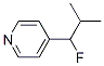 Pyridine, 4-(1-fluoro-2-methylpropyl)- (9CI)