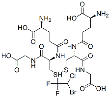S-(2-bromo-2-chloro-1,1-difluoroethyl)glutathione
