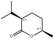 2H-Pyran-2-one,tetrahydro-6-methyl-3-(1-methylethyl)-,(3R,6R)-rel-(9CI)