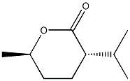 2H-Pyran-2-one,tetrahydro-6-methyl-3-(1-methylethyl)-,(3R,6S)-rel-(9CI)