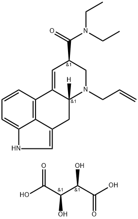 6-去甲-6-烯丙基麦角酸二乙酰胺 D-酒石酸盐