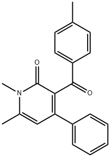 1,6-Dimethyl-3-(4-methylbenzoyl)-4-phenyl-2(1H)-pyridinone