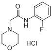 4-Morpholineacetamide, N-(2-fluorophenyl)-, monohydrochloride