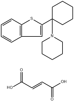 BENZOTHIOPHENYLCYCLOHEXYLPIPERIDINE FUMARATE