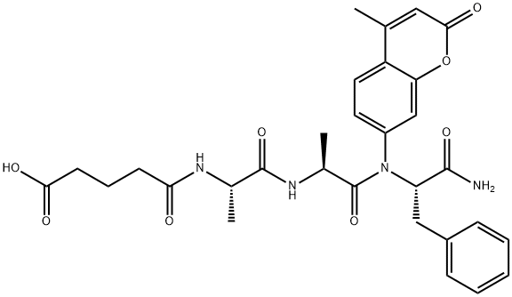 glutaryl-alanyl-alanyl-phenylalanyl-amidomethylcoumarin