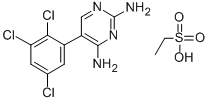 5-(2,3,5-trichlorophenyl)pyrimidine-2,4-diamine ethane sulfonate