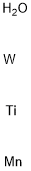 Manganese titanium tungsten oxide ((Mn,Ti,W)O2)