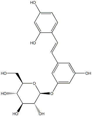 氧化白藜芦醇-3'-O-Β-D-吡喃葡萄糖苷