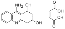 1,2,3,4-Tetrahydro-9-amino-1,3-acridinediol (Z)-2-butenedioate (1:1)