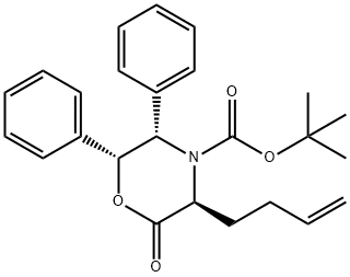 (3S,5S,6R)-3-(3-Butenyl)-2-oxo-5,6-diphenyl-4-Morpholinecarboxylic Acid tert-Butyl Ester