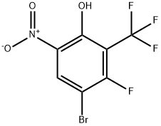 4-Bromo-3-fluoro-6-nitro-2-(trifluoromethyl)phenol, 4-Bromo-6-nitro-alpha,alpha,alpha,3-tetrafluoro-o-cresol