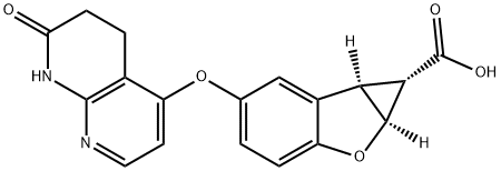 (1S,1aS,6bR)-5-((7-oxo-5,6,7,8-tetrahydro-1,8-naphthyridin-4-yl)oxy)-1a,6b-dihydro-1H-cyclopropa[b]benzofuran-1-carboxylic acid