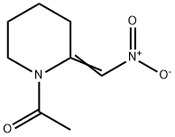 Piperidine,  1-acetyl-2-(nitromethylene)-  (9CI)