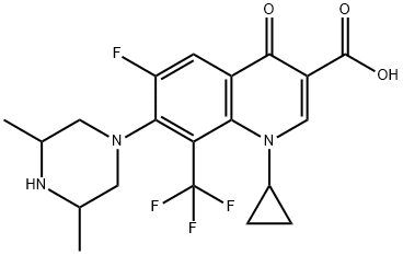 3-Quinolinecarboxylic acid, 1-cyclopropyl-7-(3,5-diMethyl-1-piperazinyl)-6-fluoro-1,4-dihydro-4-oxo-8-(trifluoroMethyl)-