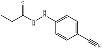 Propanoic  acid,  2-(4-cyanophenyl)hydrazide