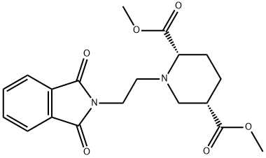 2,5-Piperidinedicarboxylic acid, 1-[2-(1,3-dihydro-1,3-dioxo-2H-isoindol-2-yl)ethyl]-, diMethyl ester, cis- (9CI)