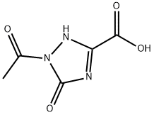 1H-1,2,4-Triazole-3-carboxylic acid, 1-acetyl-2,5-dihydro-5-oxo- (9CI)