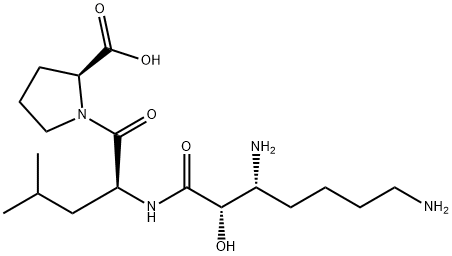 3,7-diamino-2-hydroxyheptanoyl-leucyl-proline