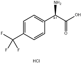 (R)-2-amino-2-(4-(trifluoromethyl)phenyl)acetic acid hydrochloride