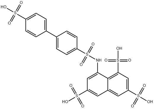 8-(((4'-Sulfo(1,1'-biphenyl)-4-yl)sulfonyl)amino)-1,3,6-naphthalenetrisulfonic acid