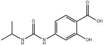 2-hydroxy-4-[(propan-2-ylcarbamoyl)amino]benzoic acid