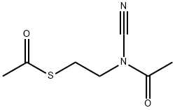 Ethanethioic  acid,  S-[2-(acetylcyanoamino)ethyl]  ester