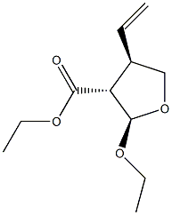 3-Furancarboxylicacid,4-ethenyl-2-ethoxytetrahydro-,ethylester,(2alpha,3bta,4alpha)-(9CI)
