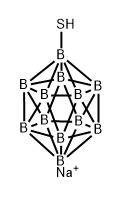 十二硼酸酯(2-),1,2,3,4,5,6,7,8,9,10,11-十一氢-12-巯基-, (1:2)钠