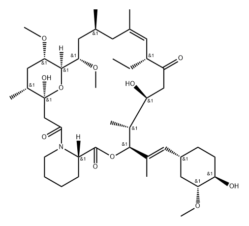 15,19-Epoxy-3H-pyrido2,1-c1,4oxaazacyclotricosine-1,7,21(4H,8H,23H)-trione, 8-ethyl-5,6,11,12,13,14,15,16,17,18,19,20,24,25,26,26a-hexadecahydro-5,19-dihydroxy-3-(1E)-2-(1R,3R,4R)-4-hydroxy-3-methoxycyclohexyl-1-methylethenyl-14,16-dimethoxy-4,10,12,18-te