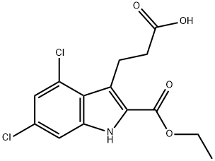 4,6-二氯-2-(乙氧基羰基)-1H-吲哚-3-丙酸