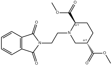 2,5-Piperidinedicarboxylic acid, 1-[2-(1,3-dihydro-1,3-dioxo-2H-isoindol-2-yl)ethyl]-, 2,5-diMethyl ester, (2R,5S)-rel-