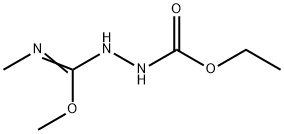Hydrazinecarboxylic  acid,  [methoxy(methylamino)methylene]-,  ethyl  ester  (9CI)