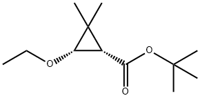 Cyclopropanecarboxylic acid, 3-ethoxy-2,2-dimethyl-, 1,1-dimethylethyl ester, cis- (9CI)