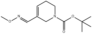 1(2H)-Pyridinecarboxylic acid, 3,6-dihydro-5-((methoxyimino)methyl)-,  1,1-dimethylethyl ester, (E)-