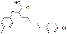 2-(4-methylphenoxy)-7-(4-chlorophenyl)heptanoic acid